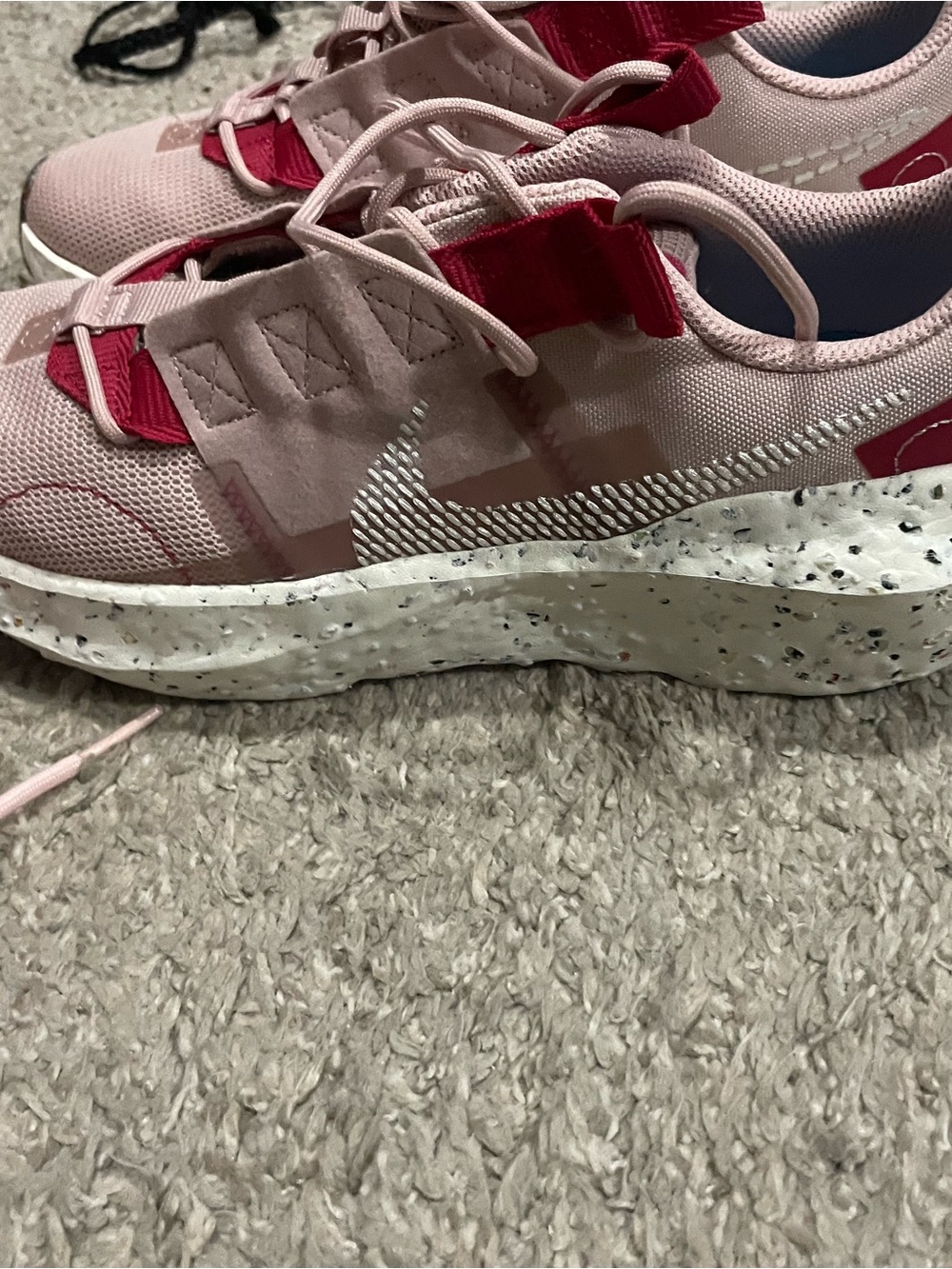 Nike Women's Pink and Magenta Crater Impact